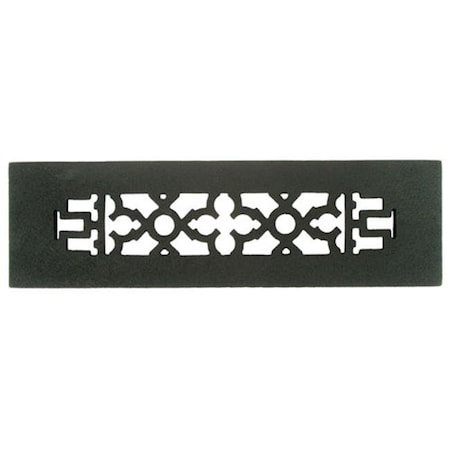 Acorn Mfg Acorn GR2BG 10" x 2.25" Cast Iron Grille - Black GR2BG
